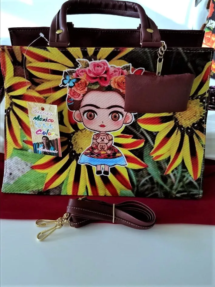 Artisanal Frida Doll Handbag