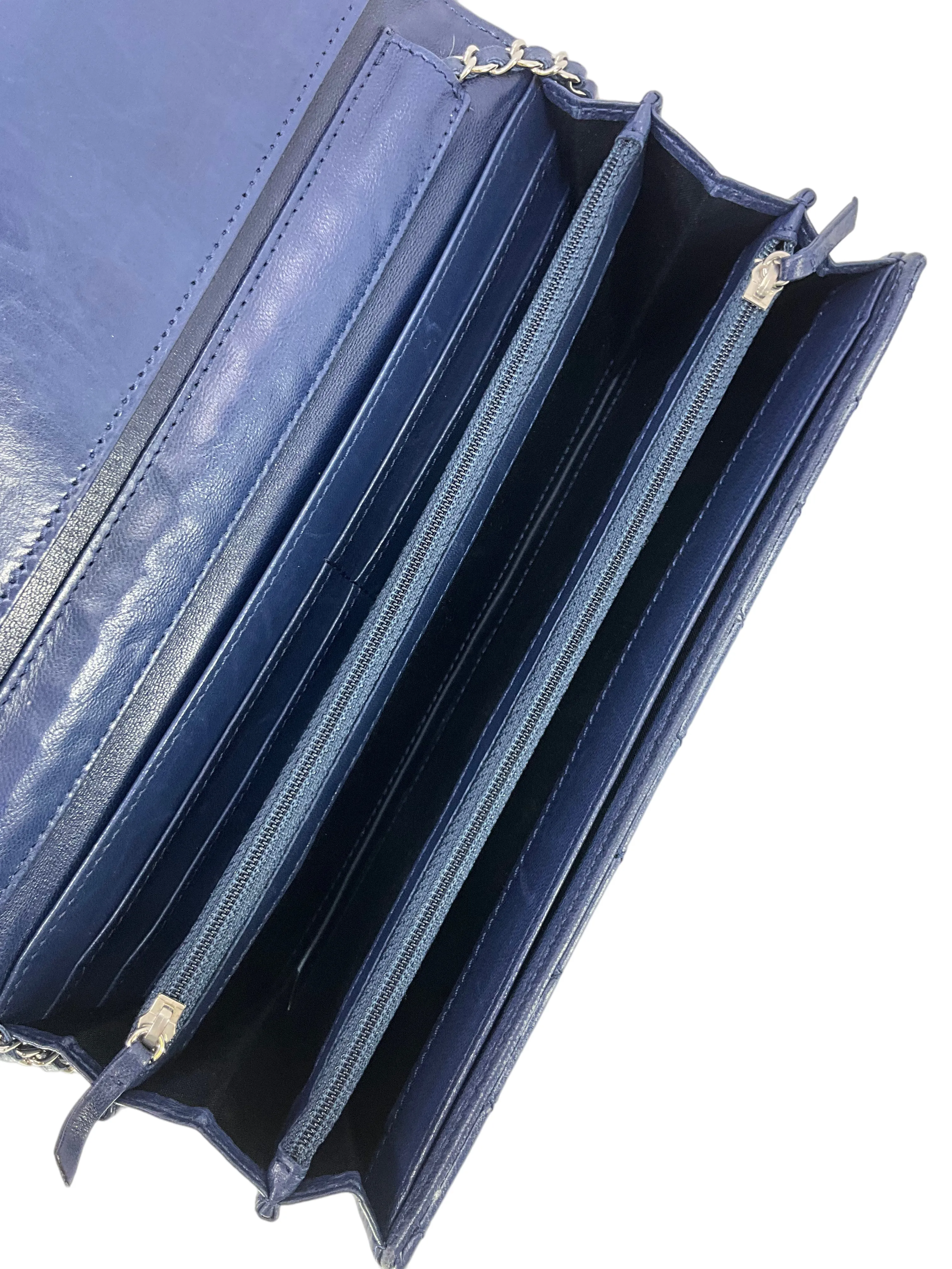 CHANEL East West Wallet on CHAIN WOC Bag