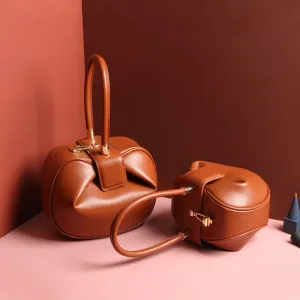 Chells dumplings style leather handbags