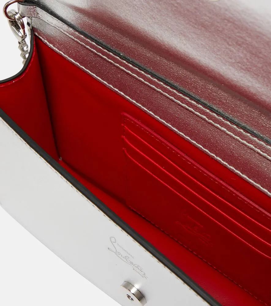 Christian Louboutin Loubi54 leather clutch