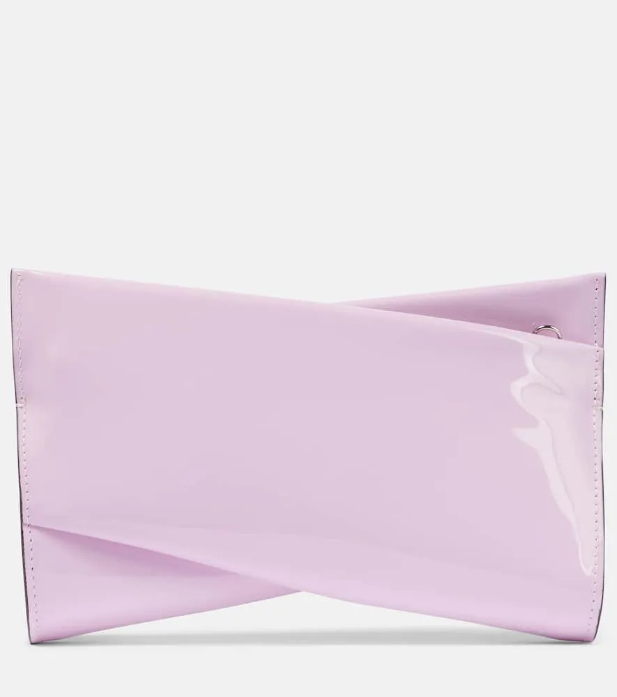 Christian Louboutin Loubitwist Small patent leather clutch
