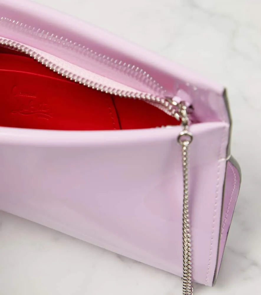 Christian Louboutin Loubitwist Small patent leather clutch
