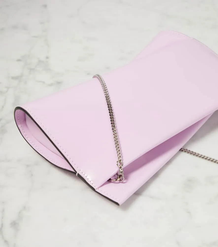 Christian Louboutin Loubitwist Small patent leather clutch