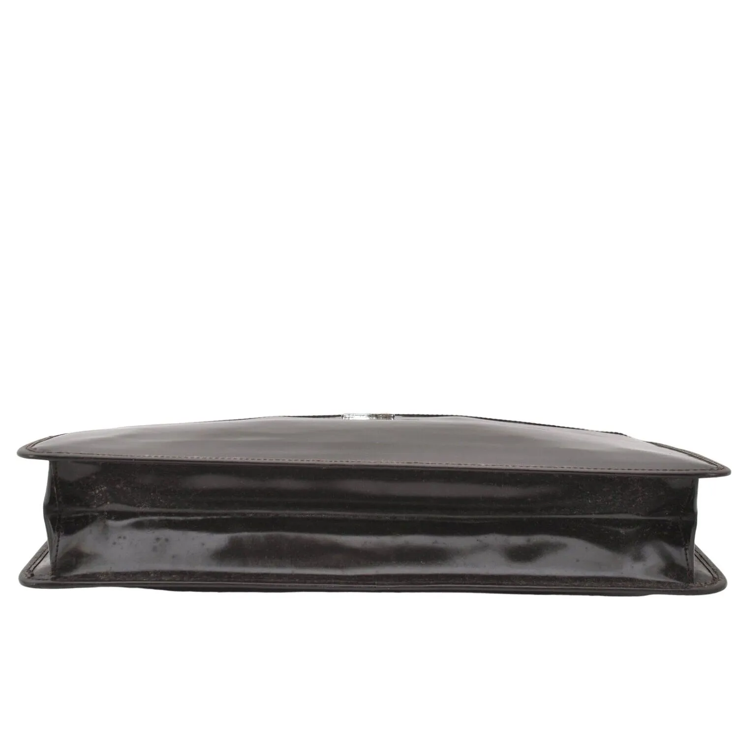Gucci 90's Tom Ford brown leather two-way portfolio or clutch