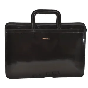Gucci 90's Tom Ford brown leather two-way portfolio or clutch