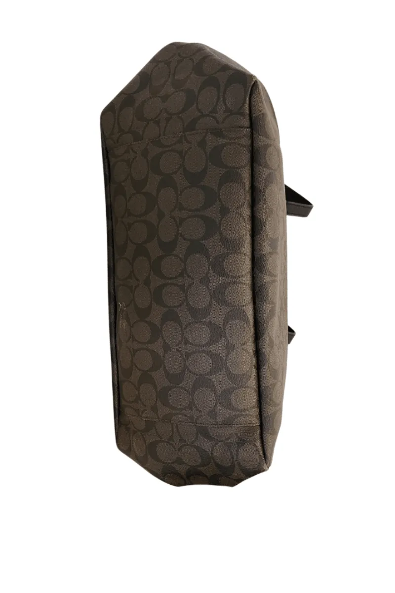 Pre-Loved Treasures - Coach Signature Collection Coated Canvas Diaper Bag