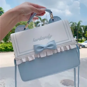UAKISS  -  Cute Lolita Bag Female Japanese Harajuku Bowknot Crossbody Shoulder Bag Kawaii Girls Backpack Handbags For Women 3 Purpose