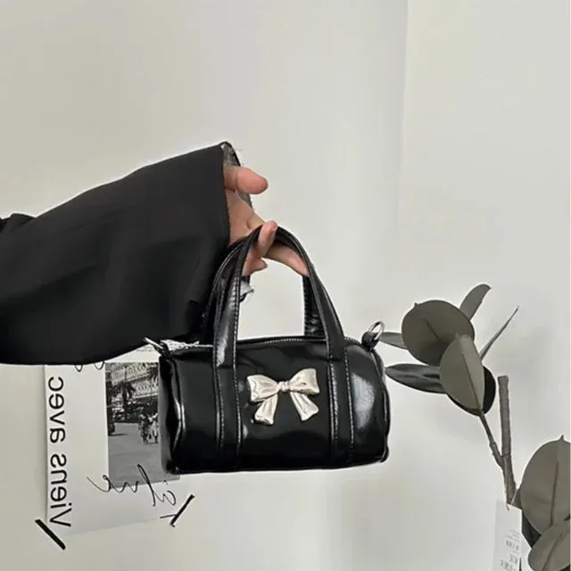 UAKISS  -  Japanese Sweet Y2k Aesthetic Bow Crossbody Bag Fashion Chic Vintage Women's Handbags Casual Office Lady All Match Crossbody Bags