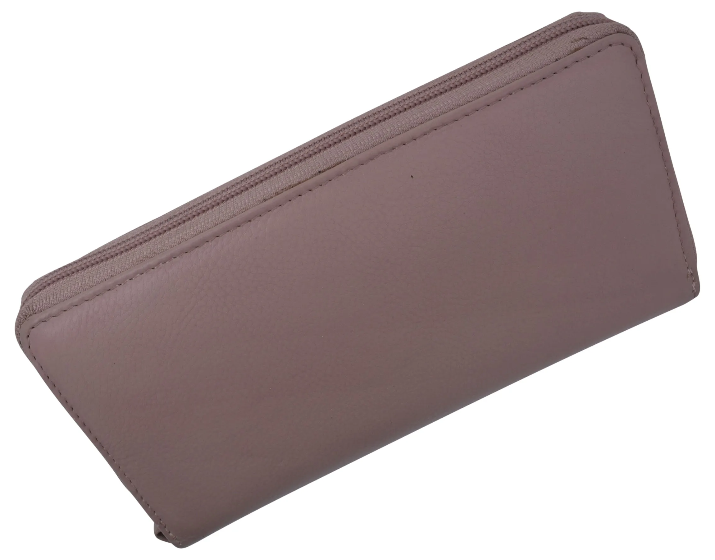 Women’s Zip Around Wallet and Phone Clutch with RFID Blocking and Genuine Leather Fits All Smartphone Sizes